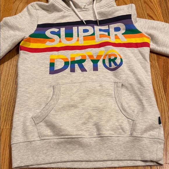 Superdry Rainbow Hoodie - Picture 2 of 8